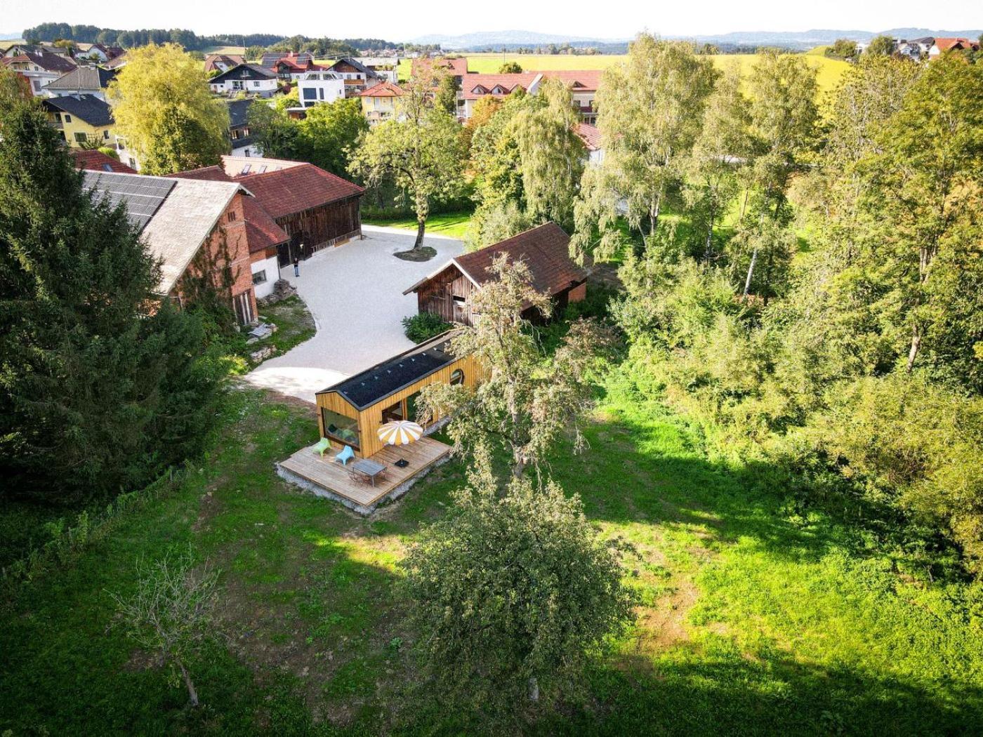 Вилла Die Klingerei - Tiny House Wiese Зевальхен Экстерьер фото